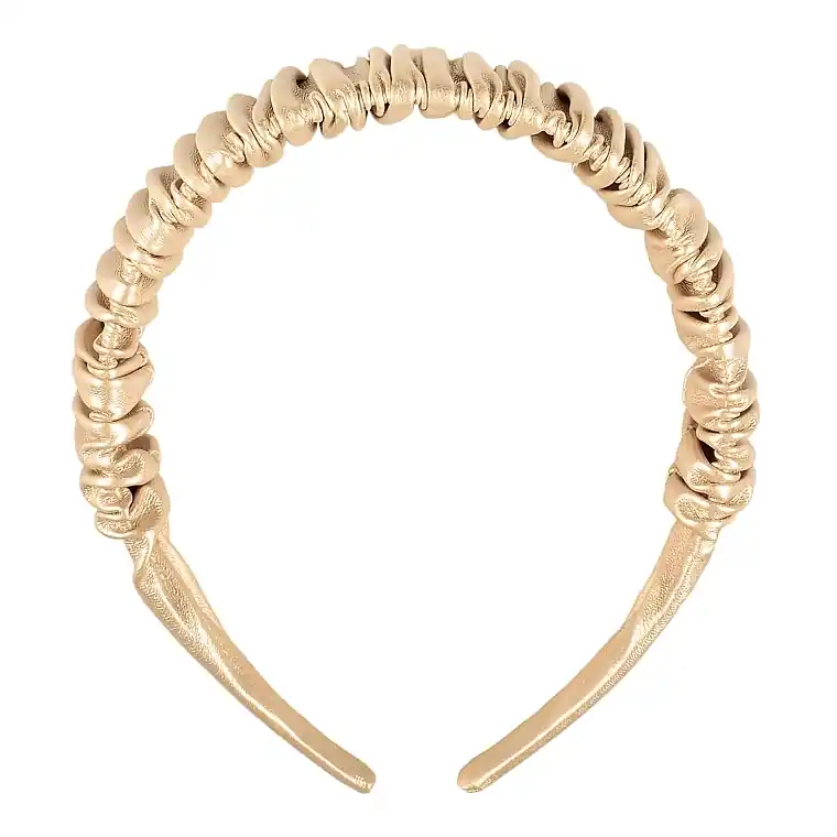 Headband 'Fold Patern', gold - Accessories