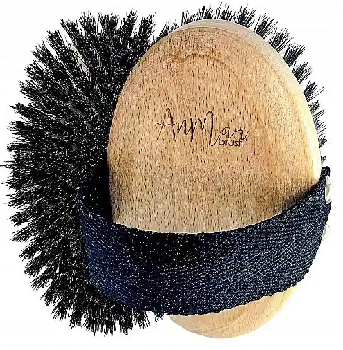 Dry Body Massage Brush, black - Accessories