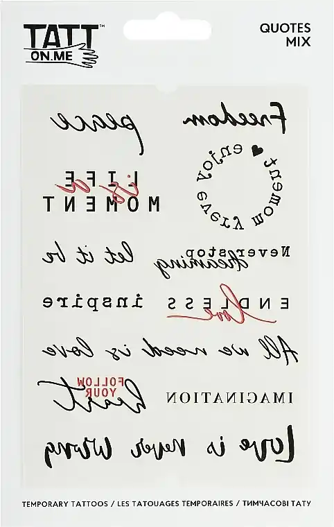 Temporary Tattoos - Accessories