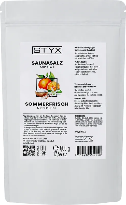 Summer Fresh Sauna Salt - Bath and Body