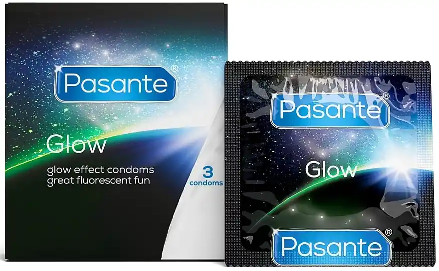 Glow in the Dark Condoms, 3 pcs - Health & Care