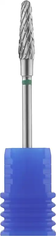 Tungsten Nail File Drill Bit, rounded cone, green - Accessories