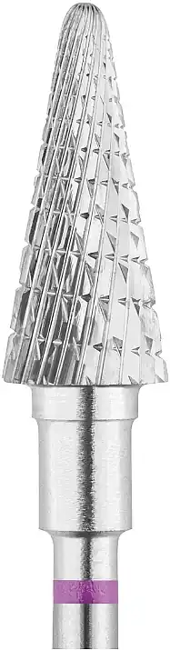 Cone Carbide Nail Drill Bit, L-14.0 mm, 6.0 mm, purple