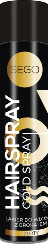 Gold Glitter Hair Spray