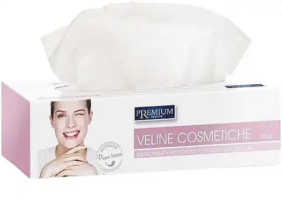 Two-Layer Cosmetic Wipes in Box, 150 pcs.