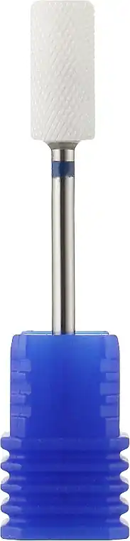 Ceramic Burr, Cylinder, Safe Edges, Blue, 6.5 mm - Accessories