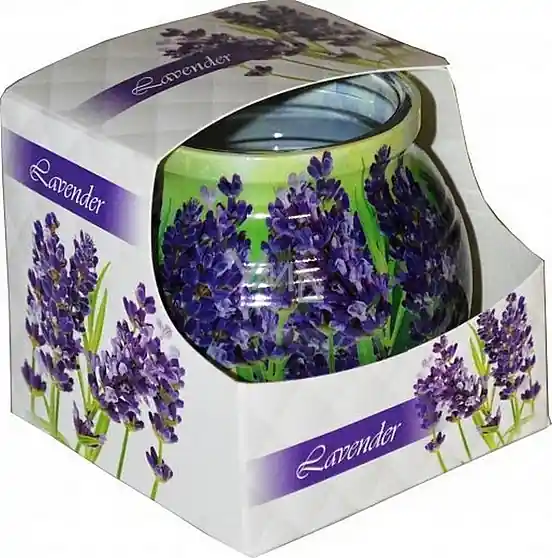 Candle in Glass Cover - Bath and Body