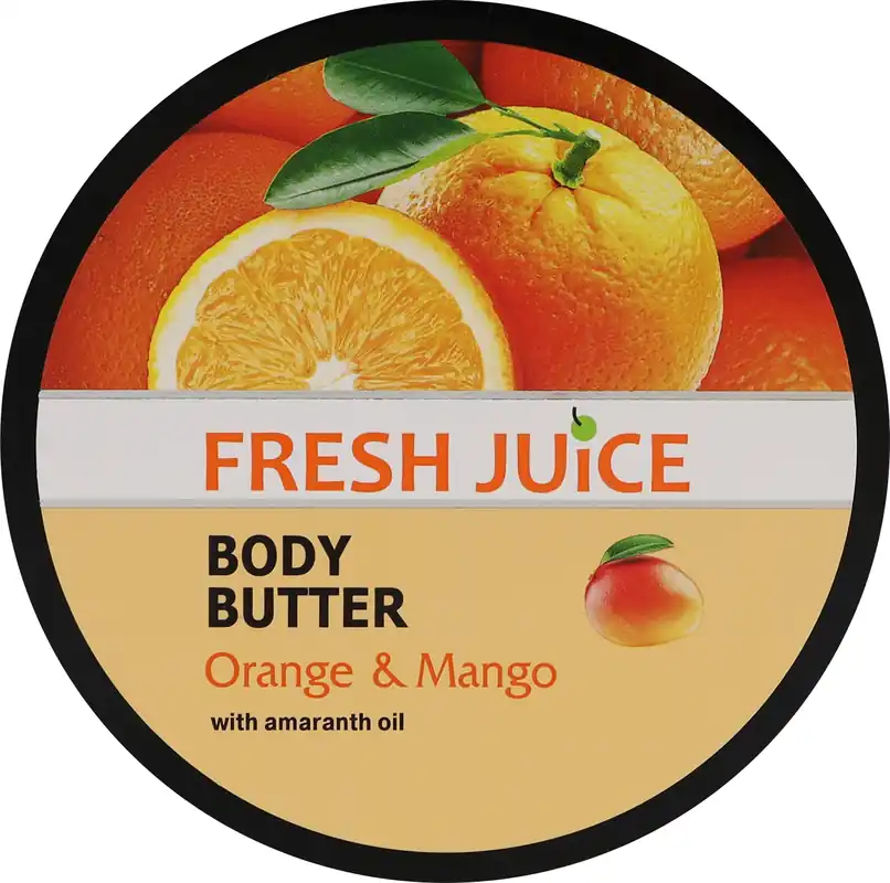 Body Cream Butter "Orange & Mango" with Amaranth Oil - Bath and Body