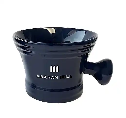 Porcelain Shaving Bowl - Hair