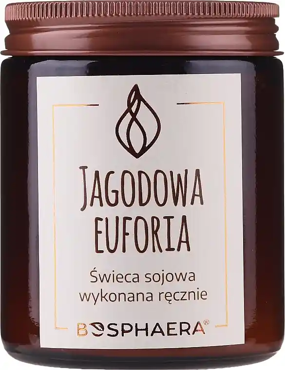 Scented Soy Candle "Berry Euphoria" - Bath and Body