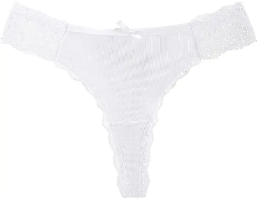Thongs, white - Clothes
