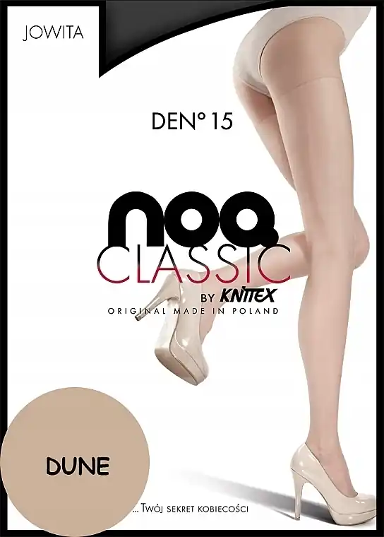 Tights 'Jowita', 15 Den, dune - Clothes