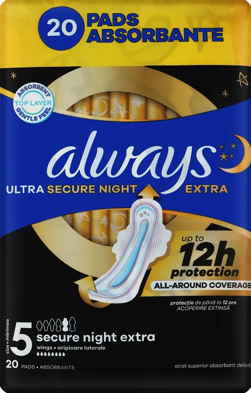 Sanitary Napkins, size 5, 20 pcs - Bath and Body