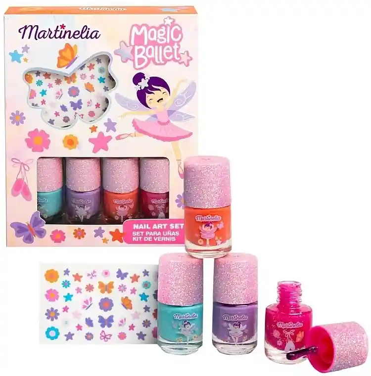Martinelia Magic Ballet (nail/pol/4pcs+nail/sticker/1pcs) - Nails