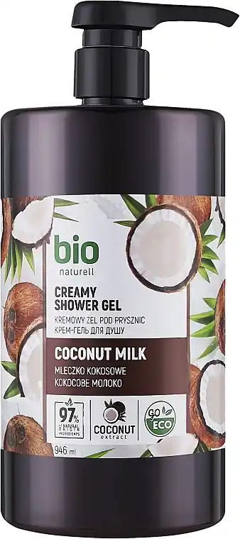 Coconut Milk Shower Cream-Gel with Pump