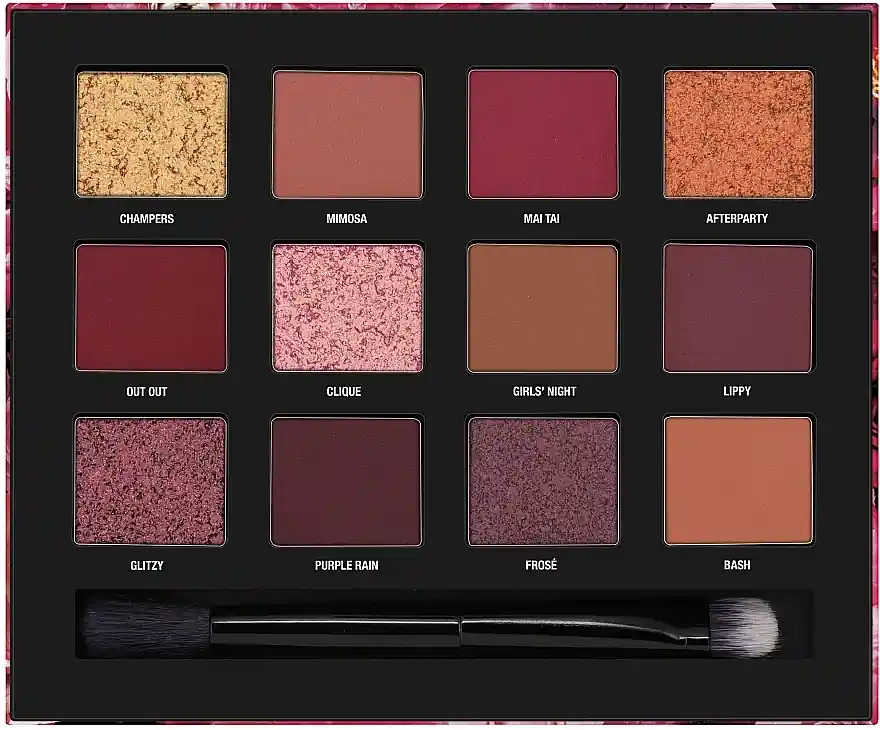 W7 Let's Party With Vickaboo Pressed Pigment Palette - Makeup
