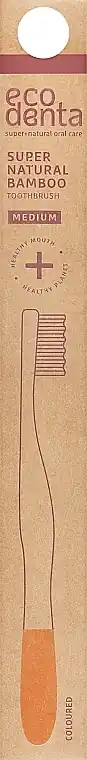 Bamboo Medium Toothbrush, orange - Bath and Body