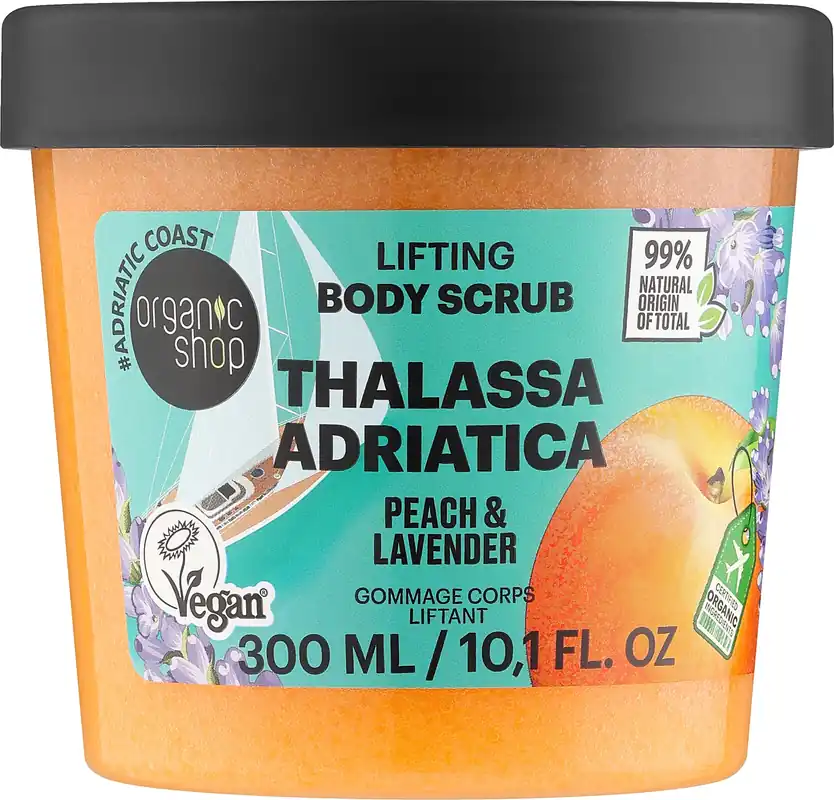 Body scrub with peach and lavender scent - Bath and Body