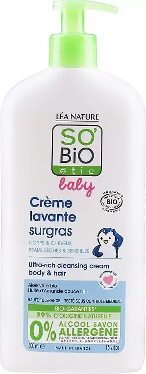Baby Body & Hair Cleansing Cream - Bath and Body