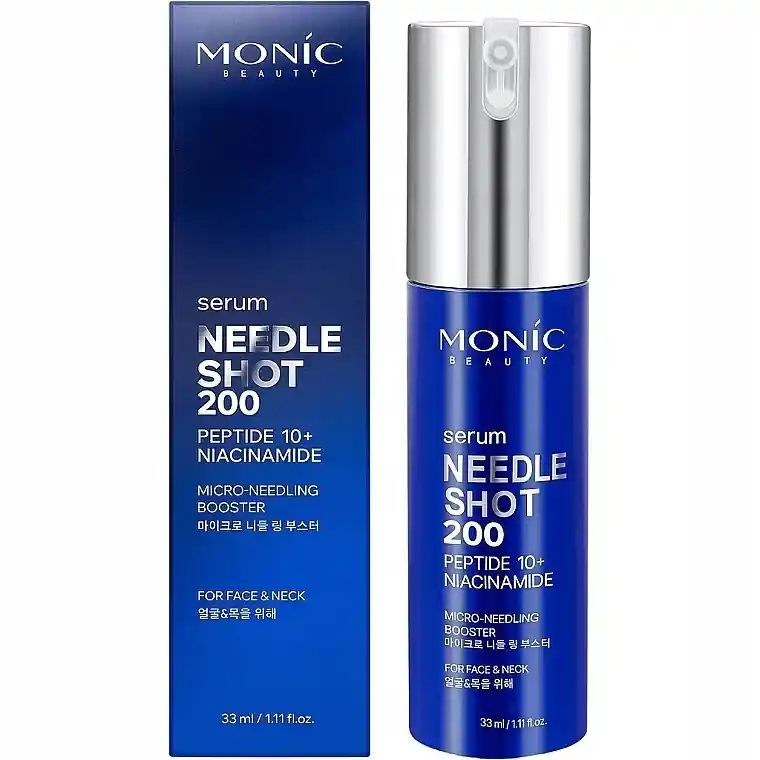 Facial Serum with Microneedles and Complex of 10 Peptides - Skin Care Products
