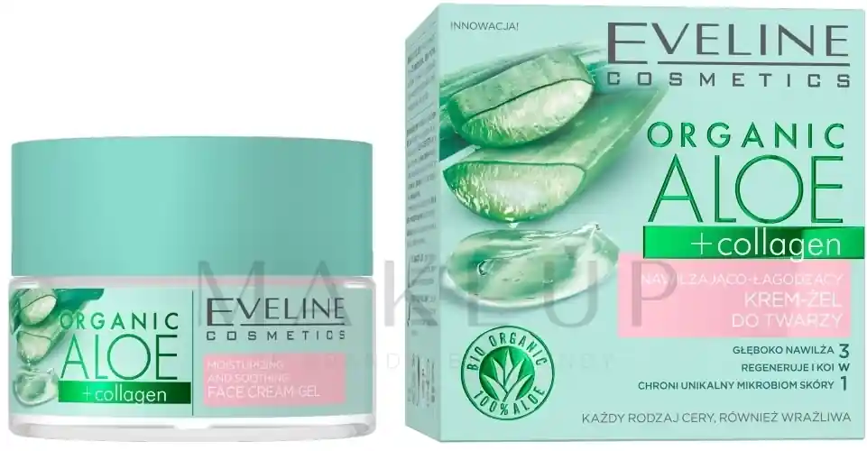Moisturizing Soothing Face Cream-Gel for Normal & Sensitive Skin