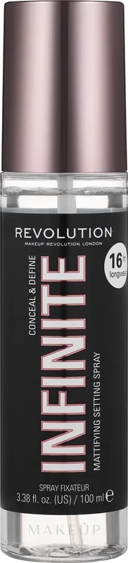 Makeup Revolution Conceal & Define Infinite Makeup Fixing Spray 16H