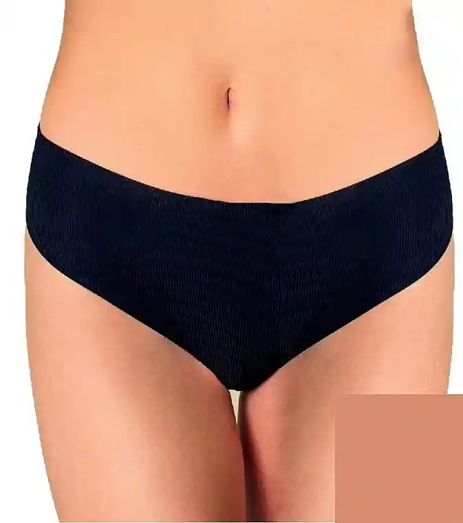 Women Seamless Thong Panties 'Sport String Rib Ultra Comfort', beige - Clothes