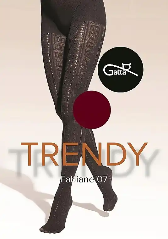 Lace Tights 'Trendy Fabiane 07', 40 Den, vinaccia - Clothes