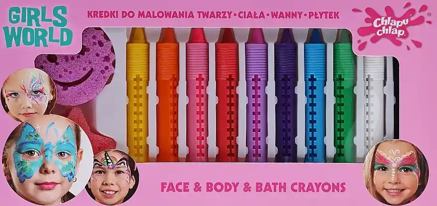 Crayons for painting on face, body, bathtub, tiles - Accessories