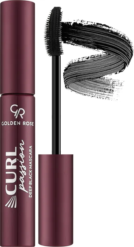 Golden Rose Curl Passion Deep Black Mascara - Makeup