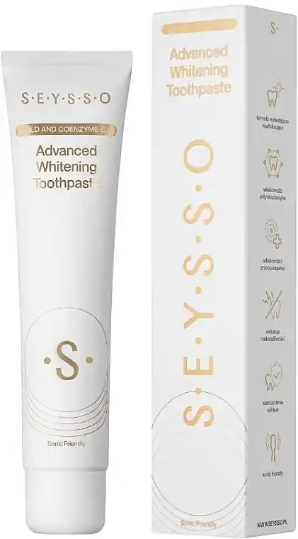Whitening Toothpaste with Gold Particles - Bath and Body