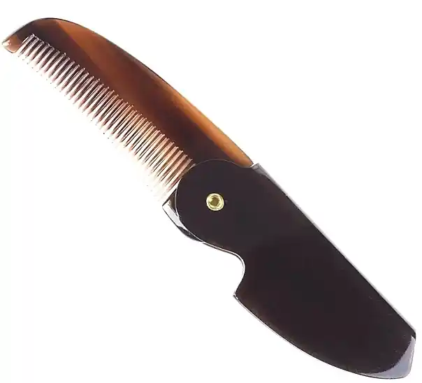 Small Folding Moustache Comb - Men