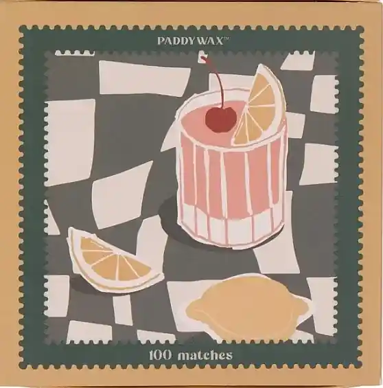 Cocktail Safety Matches for Candles in Box - Accessories