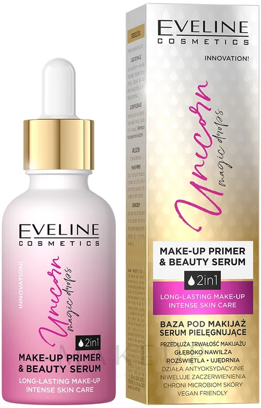 Eveline Unicorn Magic Drops Beauty Make Up Primer & Beauty Serum - Makeup