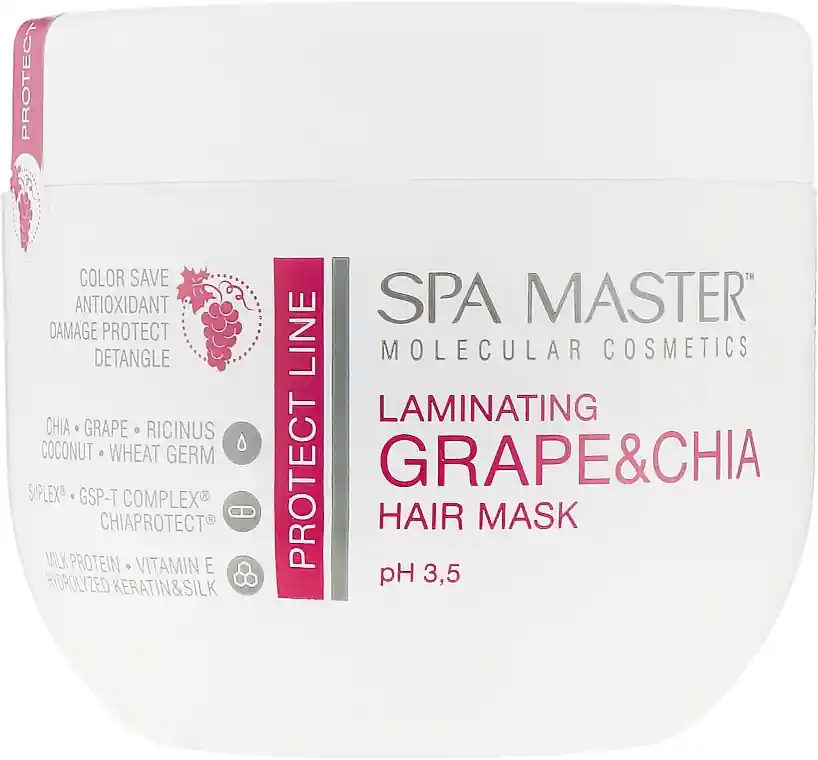 Laminating Hair Protective Mask with Grape & Chia