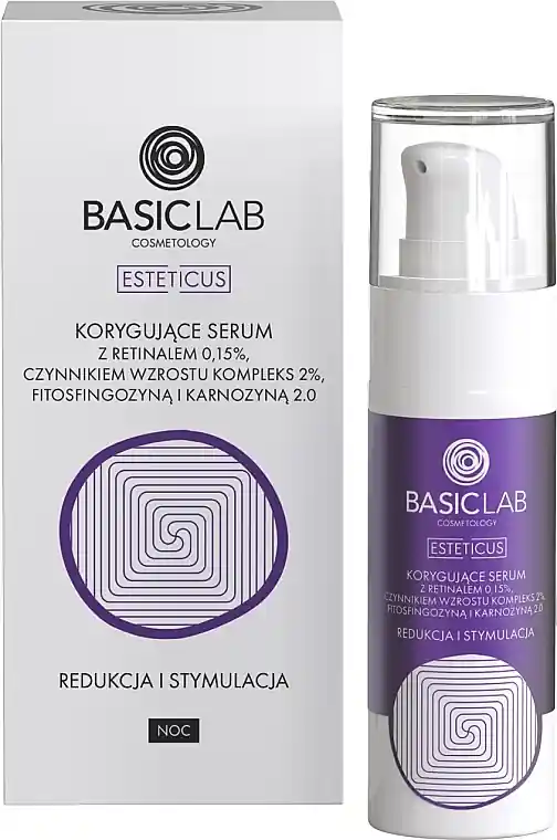 Night Face Serum with 0,15% Retinal, 2% Growth Factor, Phytosphingosine & Carnosine 2.0 - Skin Care Products