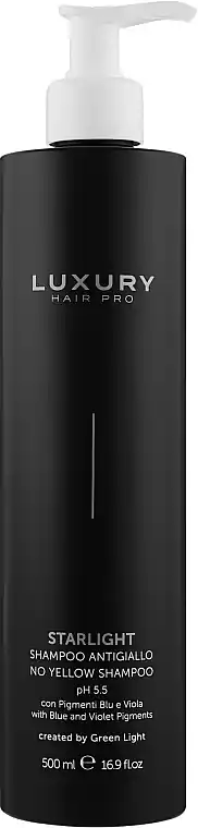 Green Light Luxury Hair Pro Starlight No Yellow Shampoo pH 5.5