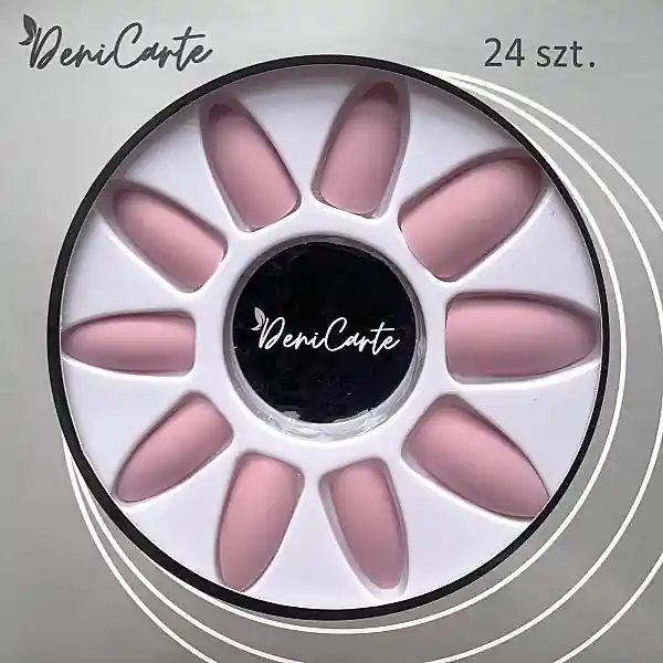 False Nails, 42400, matte, pink