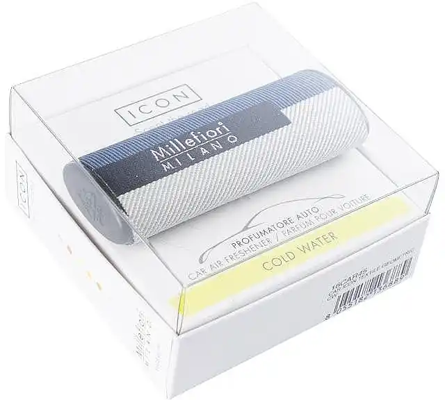 Textile Geometric Car Air Freshener "Cold Water" - Bath and Body