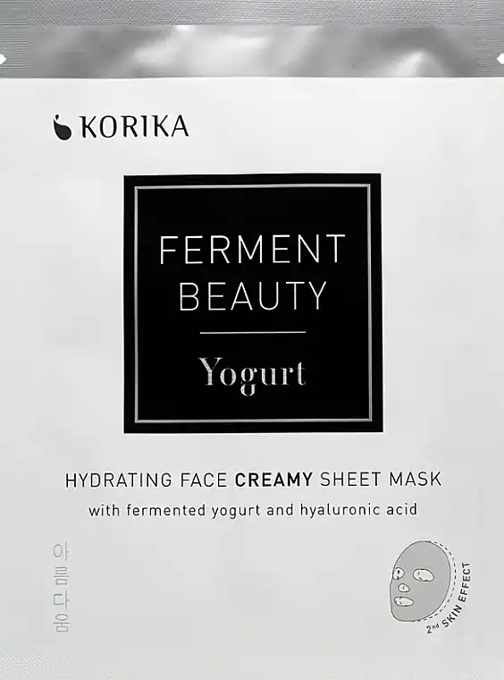 Anti-Wrinkle Face Mask with Fermented Yogurt & Hyaluronic Acid