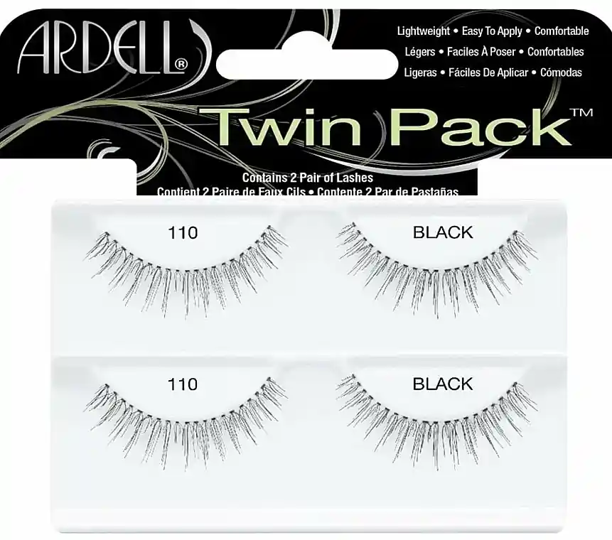 Ardell Twin Pack Lashes 110 Black - Makeup