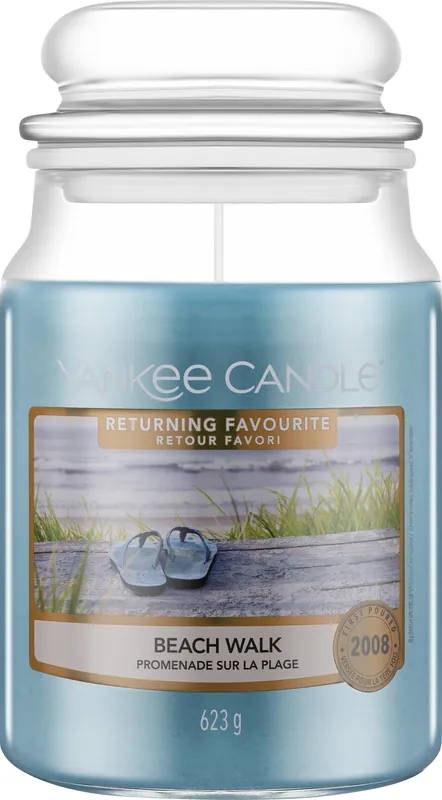 Scented Candle "Beach Walk" in Jar - Bath and Body