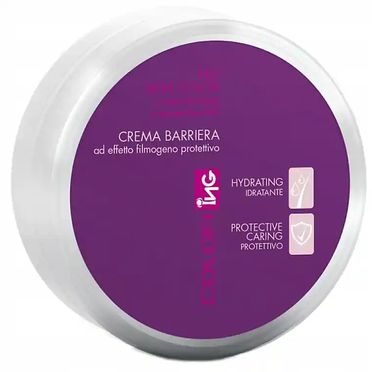 Skin protection cream against paint - Hair