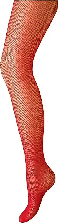 Tights 'Rete', rosso - Clothes