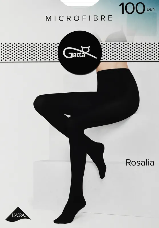 Tights "Rosalia" 100 Den, white - Clothes