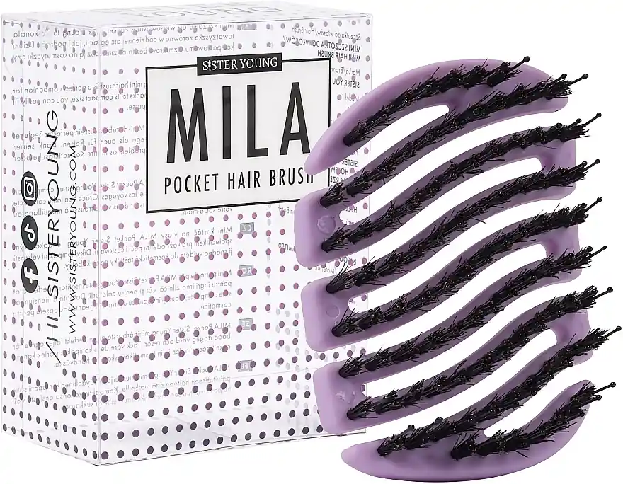 Hair Comb 'Mila Pocket Liliac BV' - Accessories