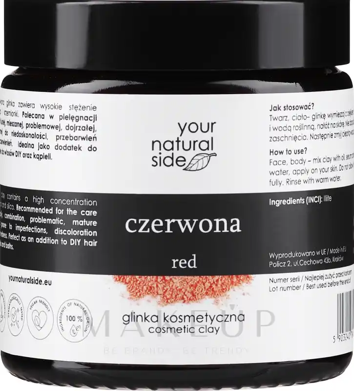 Natural Red Clay - Skin Care Products