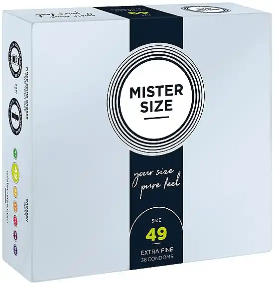 Latex Condoms, size 49, 36 pcs - Health & Care
