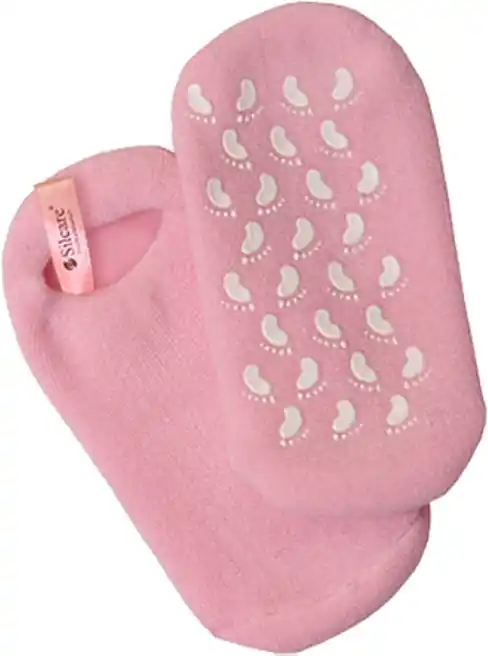 Cotton Terry Socks with Gel Insert - Bath and Body