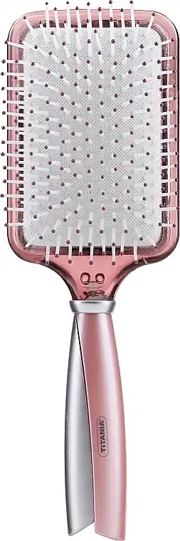 Massage Hair Brush, 22.5 cm, light pink - Accessories